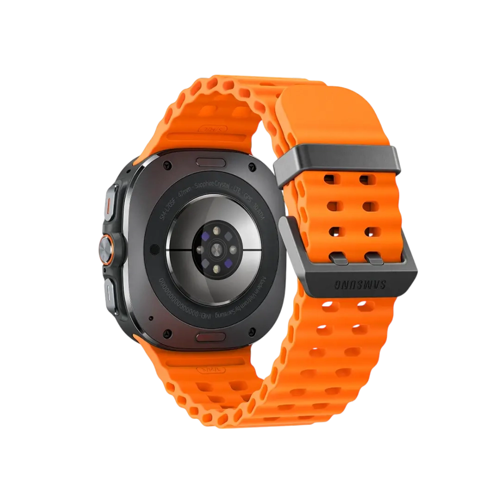 Samsung Galaxy Watch Ultra 47mm LTE черный титан (оранжевый ремешок)
