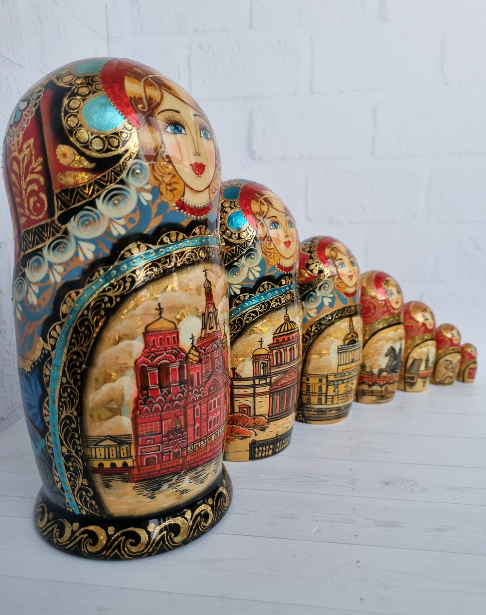 Матрешка "с видами города "  7мест