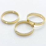 Коннектор-рамка, цвет золото, размер 17*2,8 мм, цена за 1 шт