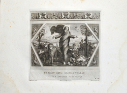 Фрески (картины) из перистилей Ватикана, руки Рафаэля Санти. На новых медных дощечках, изготовленных