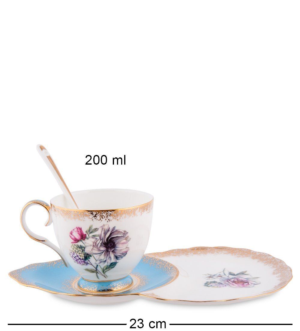 Pavone JK-133 Чайная пара «Цветок Неаполя» (Fiore Napoli  )