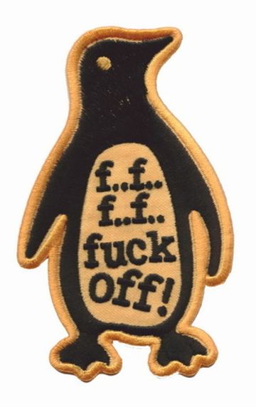 Нашивка Недовольный пингвин (желт.)