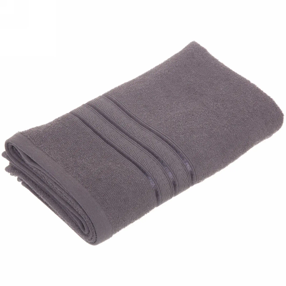 Полотенце махровое 70*120см «Comfort» цвет серый 07040 плотность 300гр/м2