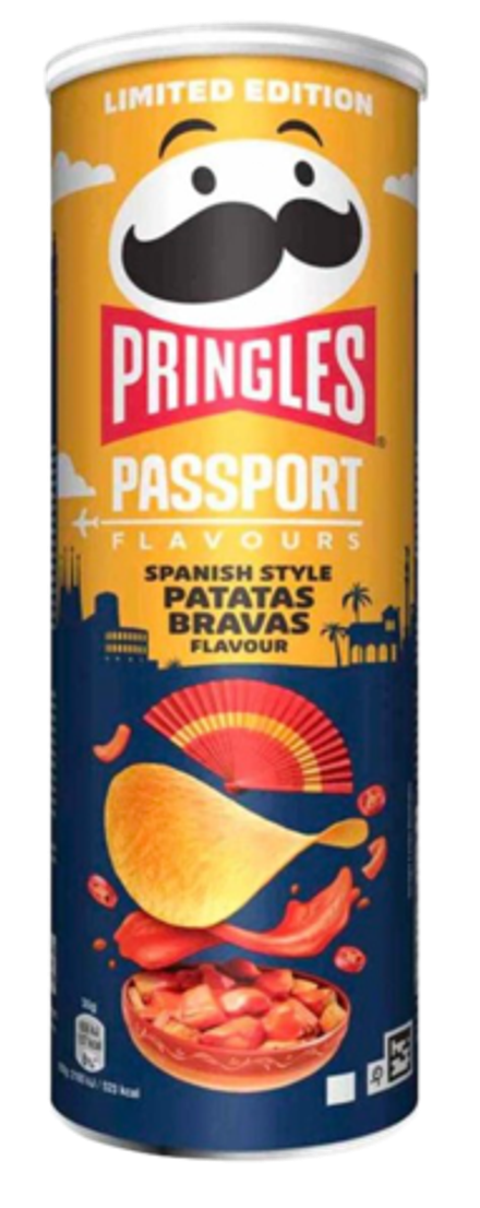 Чипсы Pringles со вкусом испанского блюда Пататас бравас