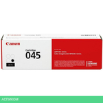 Тонер-картридж Canon 045 BK черный (1242C002)