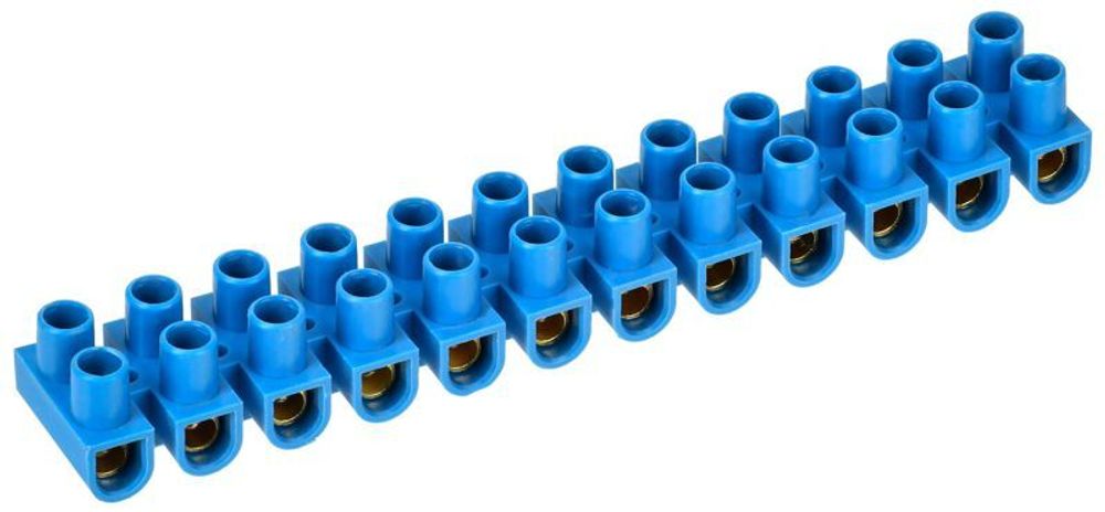 Колодка клеммная полистирол ЗВИ-20 н/г 4-10кв.мм син. (блист.2шт) IEK UZV6-020-06-2