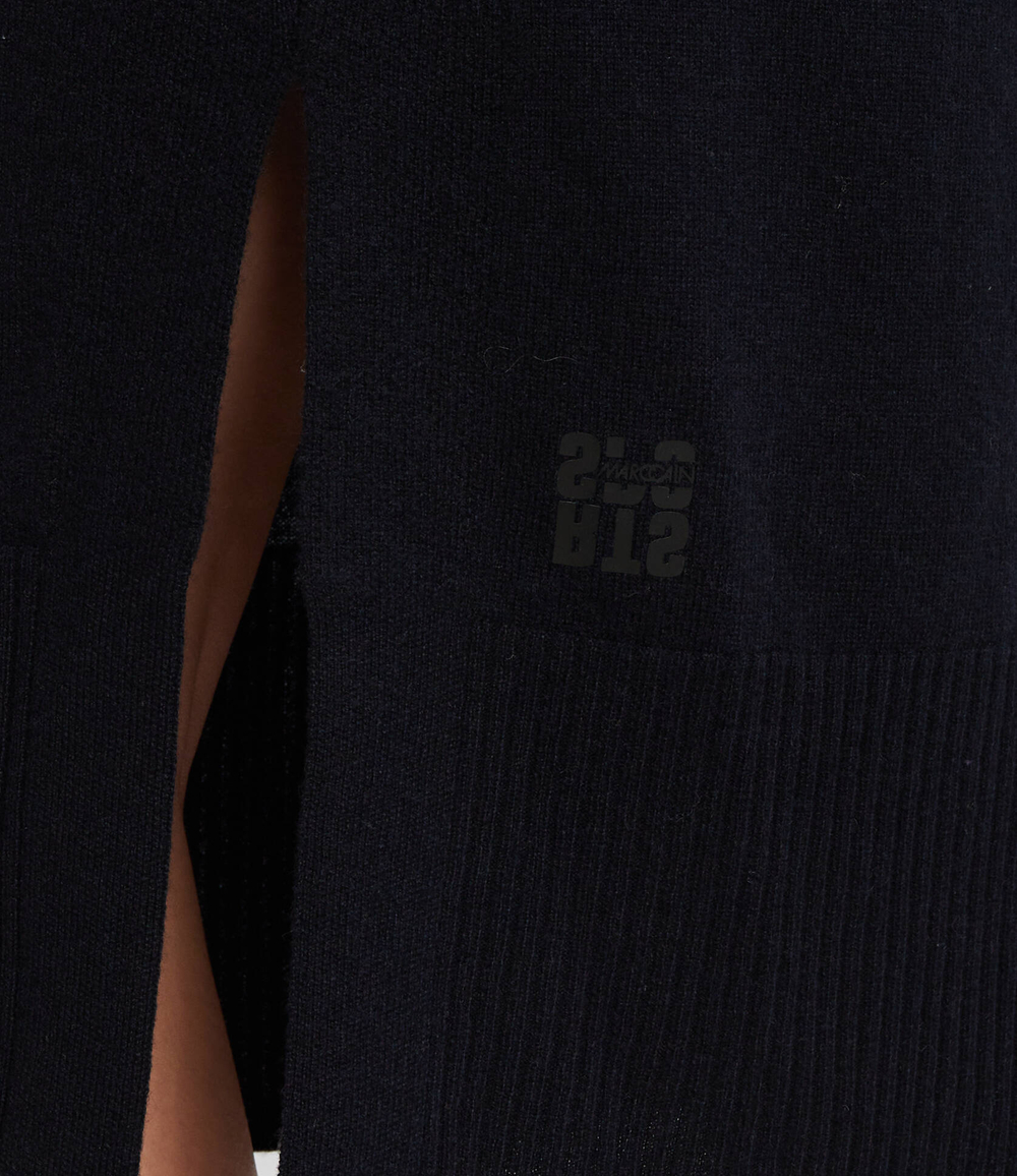 Хлопковое платье Marc Cain - черный(VS 21.09 M56)