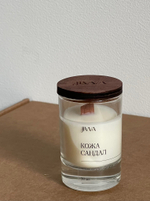 Свеча натуральная ароматическая JIWA 50 мл - Кожа- Сандал