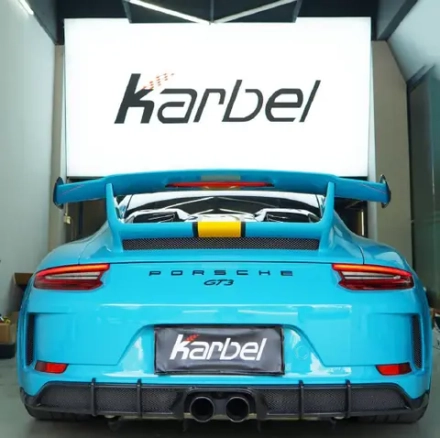 Карбоновый задний диффузор KARBEL для PORSCHE 911 991.2 GT3 2015–2020