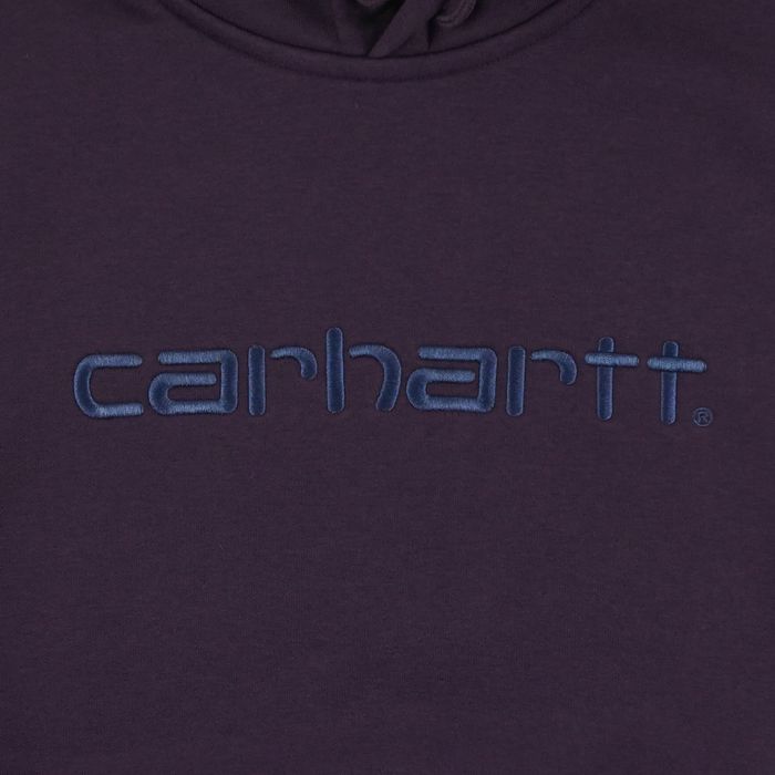 Толстовка мужская Carhartt WIP Hooded Sweatshirt артикул:I030230_darkred - купить в магазине Дайс