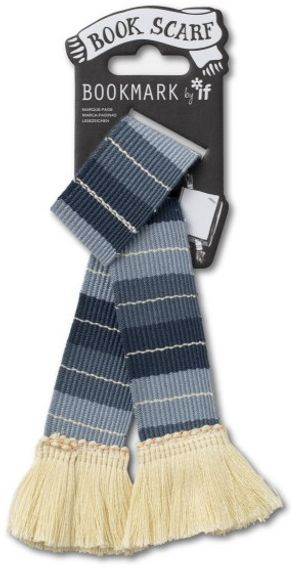 Əlfəcin \ Закладка \ Book Scarf Bookmark - Grey &amp; Cream