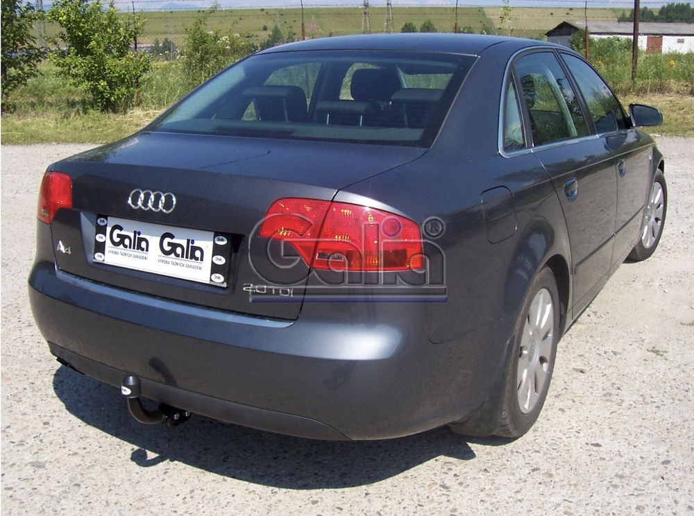 Оцинкованный фаркоп на Audi A4 седан/универсал (Avant) 2000-2007, включая 4WD (Quattro), SEAT Exeo седан/универсал 2009- (без электрики), Galia A036C