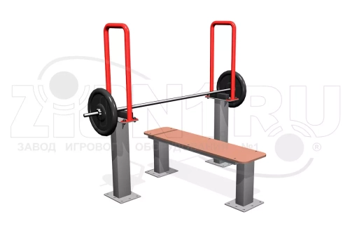 Уличный тренажер «Жим лежа» (Т070)