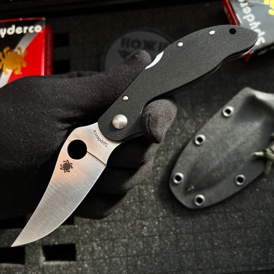 Раритетный складной нож Spyderco SMALL PERSIAN FOLDER™ 2 G-10 C105GP2
