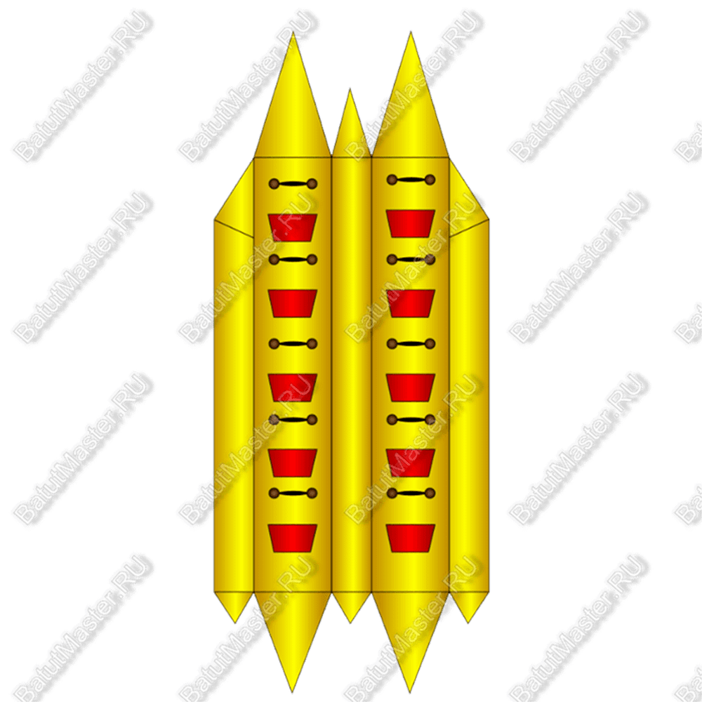 Двойной банан, мест для посадки 10, усиление дна "Стандарт плюс"