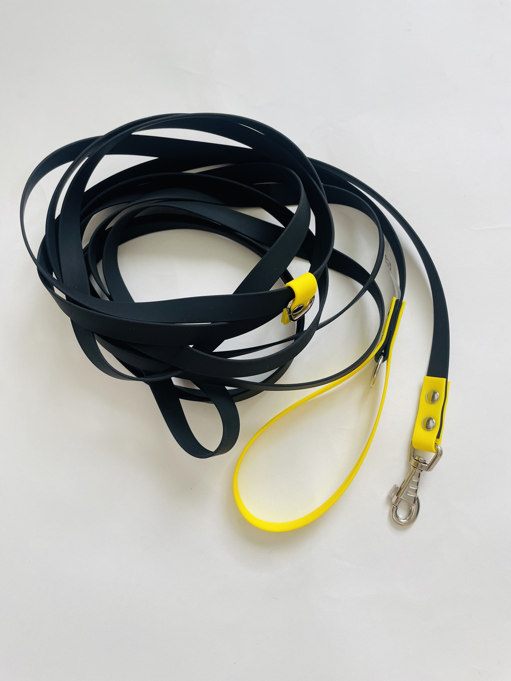 Биотан поводок водонепроницаемый 15 мм 3 м черный и желтый