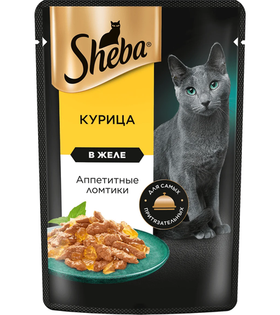 Шеба Ломтики в желе Курица 75гр.