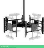 Кронштейн OnKron CPRO2L-4 черный