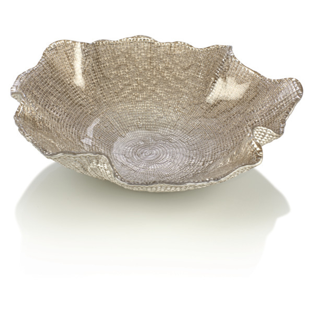 Салатник IVV Фолио 25см бронзовый декор