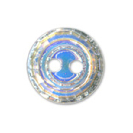 Пуговица  "Сваровски"  3122 ММ10  Crystal AB 16 " 10 мм