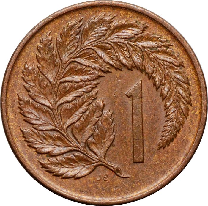 1 цент 1967-1985 Новая Зеландия