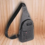 Сумка - мессенджер «Element - hit», цвет серый, одно отделение и карман, 30*17*5см