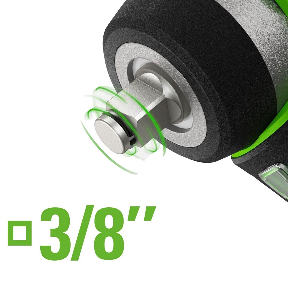 Гайковерт ударный аккумуляторный Greenworks G24IW200 Арт. 3803607, 24V, 200 Нм, бесщеточный, без АКБ и ЗУ