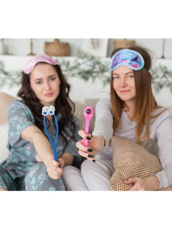 Массажёр для лица, 25 × 4,5 см, 4 ролика, цвет МИКС