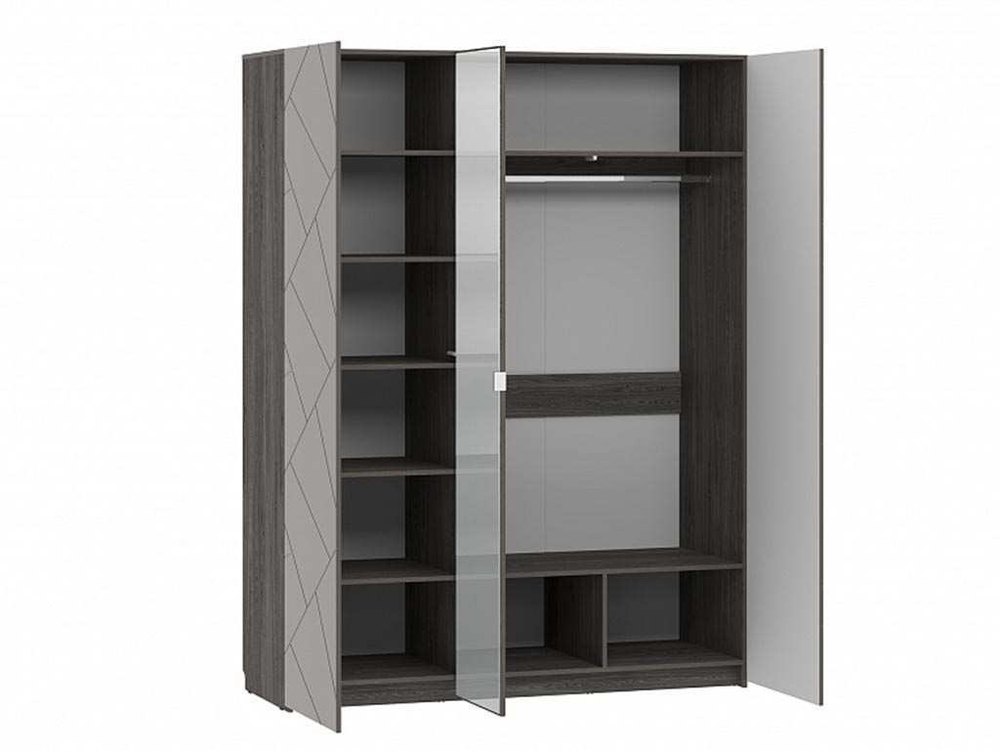 НМ 011.44 Шкаф комбинированный Summit / ясень анкор тёмный / графит софт