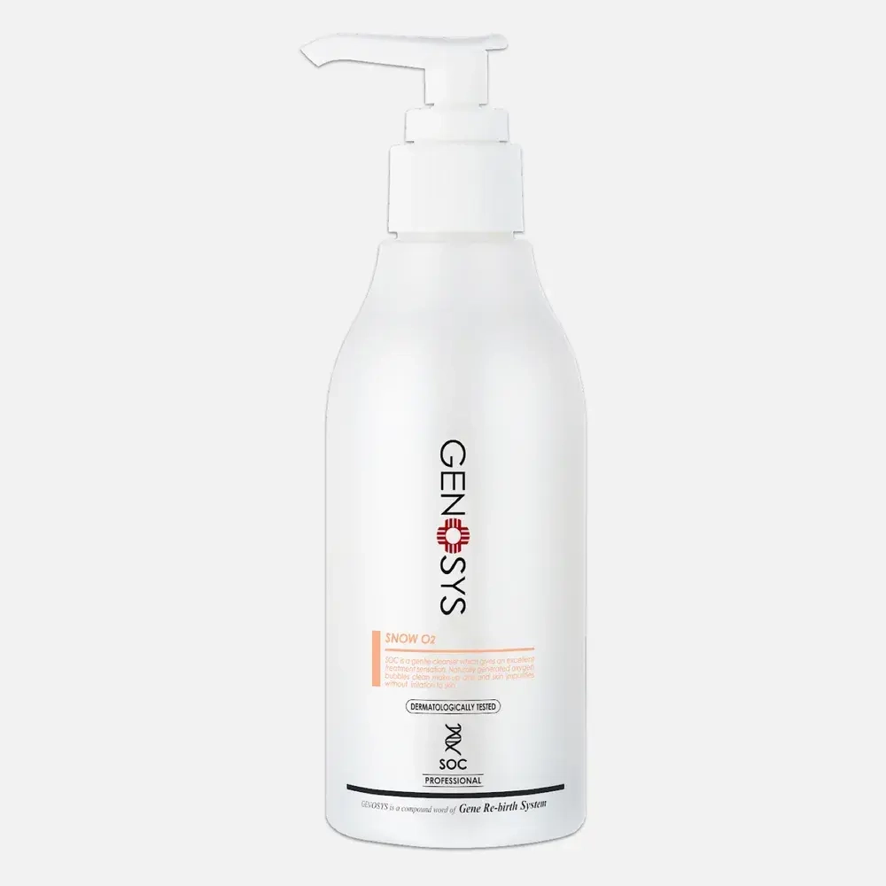 Genosys Snow O2 Очищающая кислородная пенка для лица 180 мл