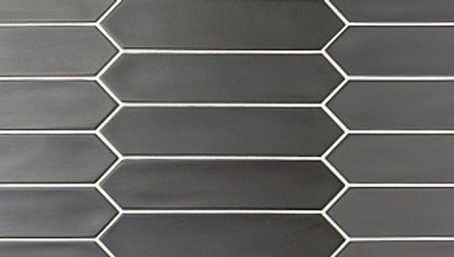 Керамическая плитка для стен EQUIPE LANSE Black 5х25/ЭКИПЕ ЛЭНС Блэк 5х25