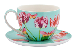 Чашка с блюдцем 400мл Maxwell&Williams Тюльпаны