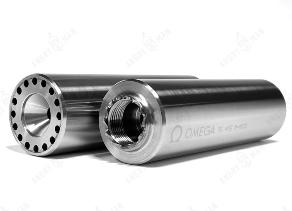 ДТКП закрытого типа "Omega" усиленный, сталь, 5,45x39/.223rem - M24x1,5 правая на АК74, Matilda MG Ultra