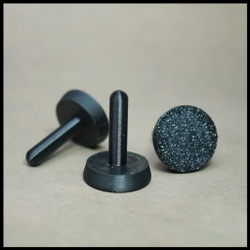 Подставка для бусин - черная , толстый штырек