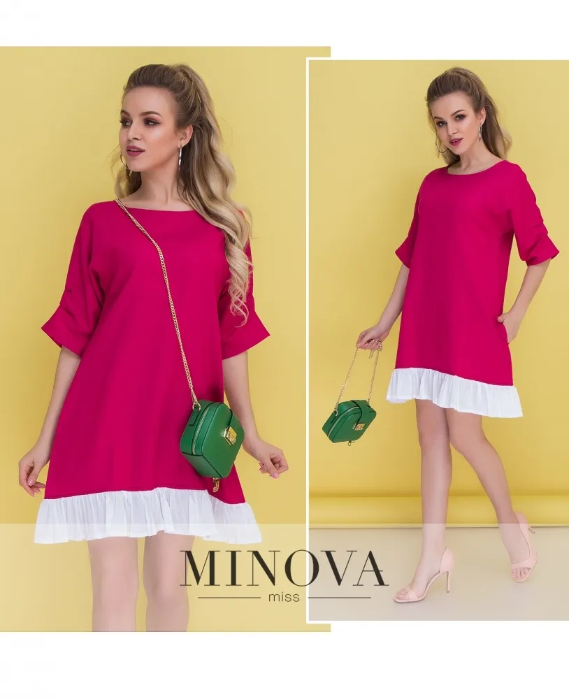 Платье 1027-малиновый Minova