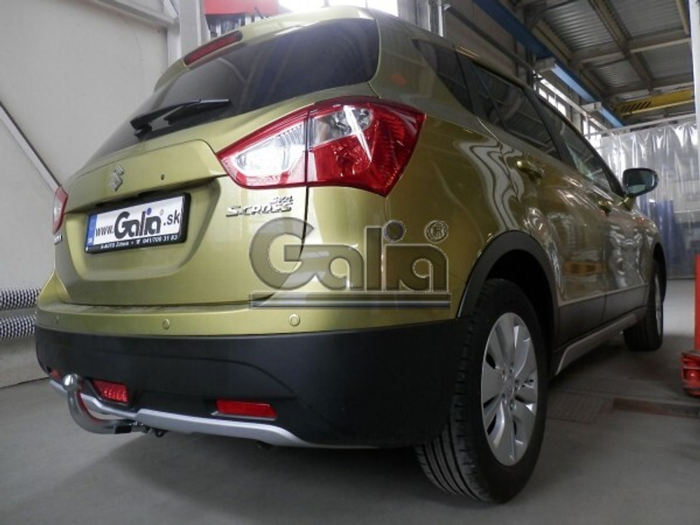 Фаркоп оцинкованный Galia S107C для Suzuki SX4 S-Cross 2013- 2WD/4WD(паспорт и сертификат в комплекте)(без электрики)