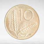 Italy 10 Lire 1971 R, VF