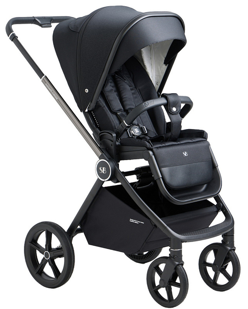 Детская коляска Sweet Baby Elegante 3 в 1 Chrome Black