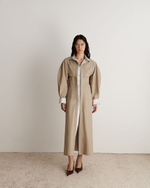 Многослойное платье-рубашка