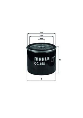 MAHLE - OC458-MAH - Oil Filter