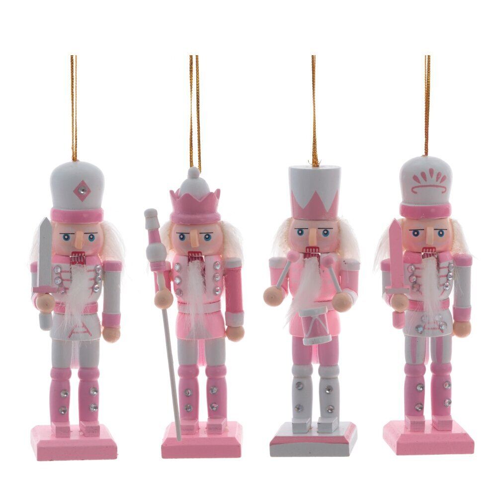 GAEM Набор из 4шт Украшение новогоднее "Щелкунчик", L19 W4 H13,5 см