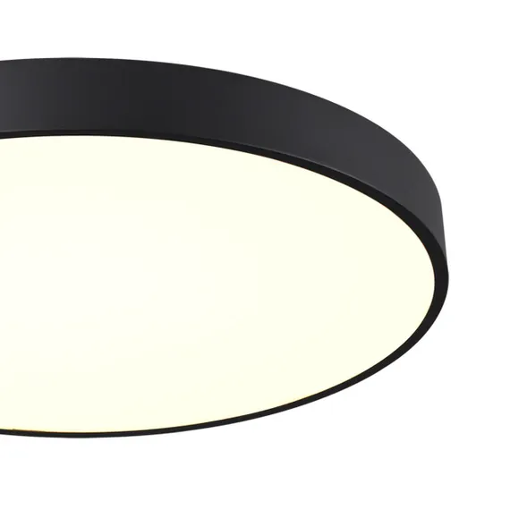 7758/70L MITRA LED SN 098 Светильник металл/акрил/черный LED 60Вт+10Вт(подсветка) 4000K D600 IP20 QUASAR
