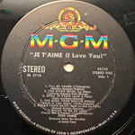 Joni James With Orchestra Conducted By David Terry* - Je T'aime (США)