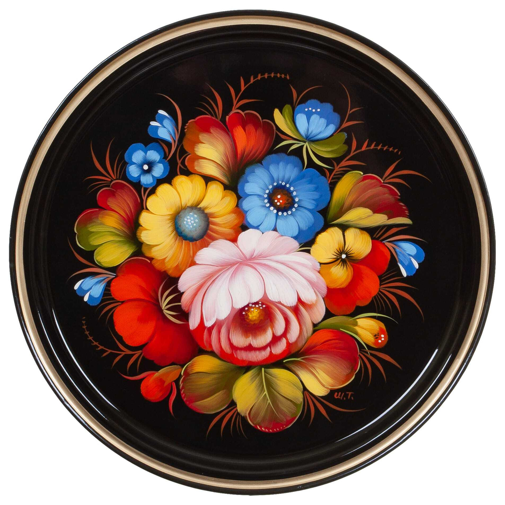 Zhostovo metal tray A9D02112023098