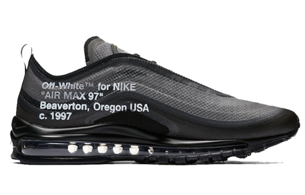 Кроссовки Off-White X Nike Air Max 97 Black The Ten