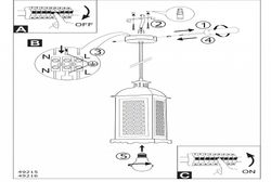 Подвесной светильник Eglo Lisburn 1 49215