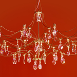 Подвесная светодиодная люстра Freya Amela FR6138PL-L30BS