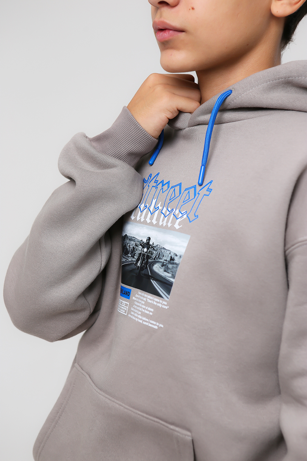 Худи дл/р с начесом с капюш. д/м Beneti (T) 7307