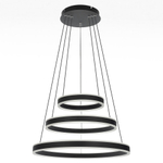 Citilux Дуэт CL719651 LED Люстра подвесная с пультом Чёрная