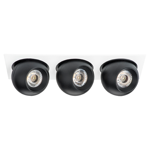 i536727272 Светильник INTERO LED 9W*3 850LM*3 24G БЕЛЫЙ/ЧЕРНЫЙ 3000K (217536+217072+217072+217072)